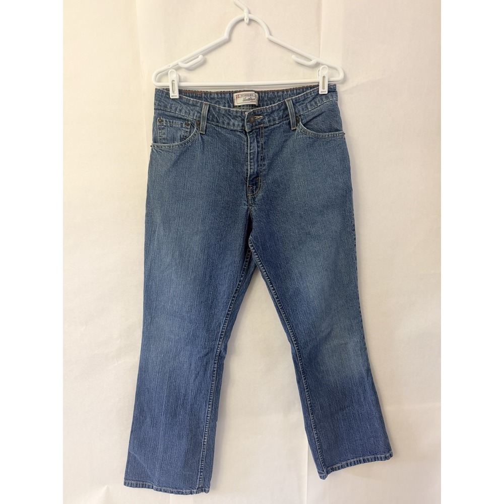 Levi's Strauss Women's Jean Stretch Mid Rise Bootcut Size Misses 12 Short